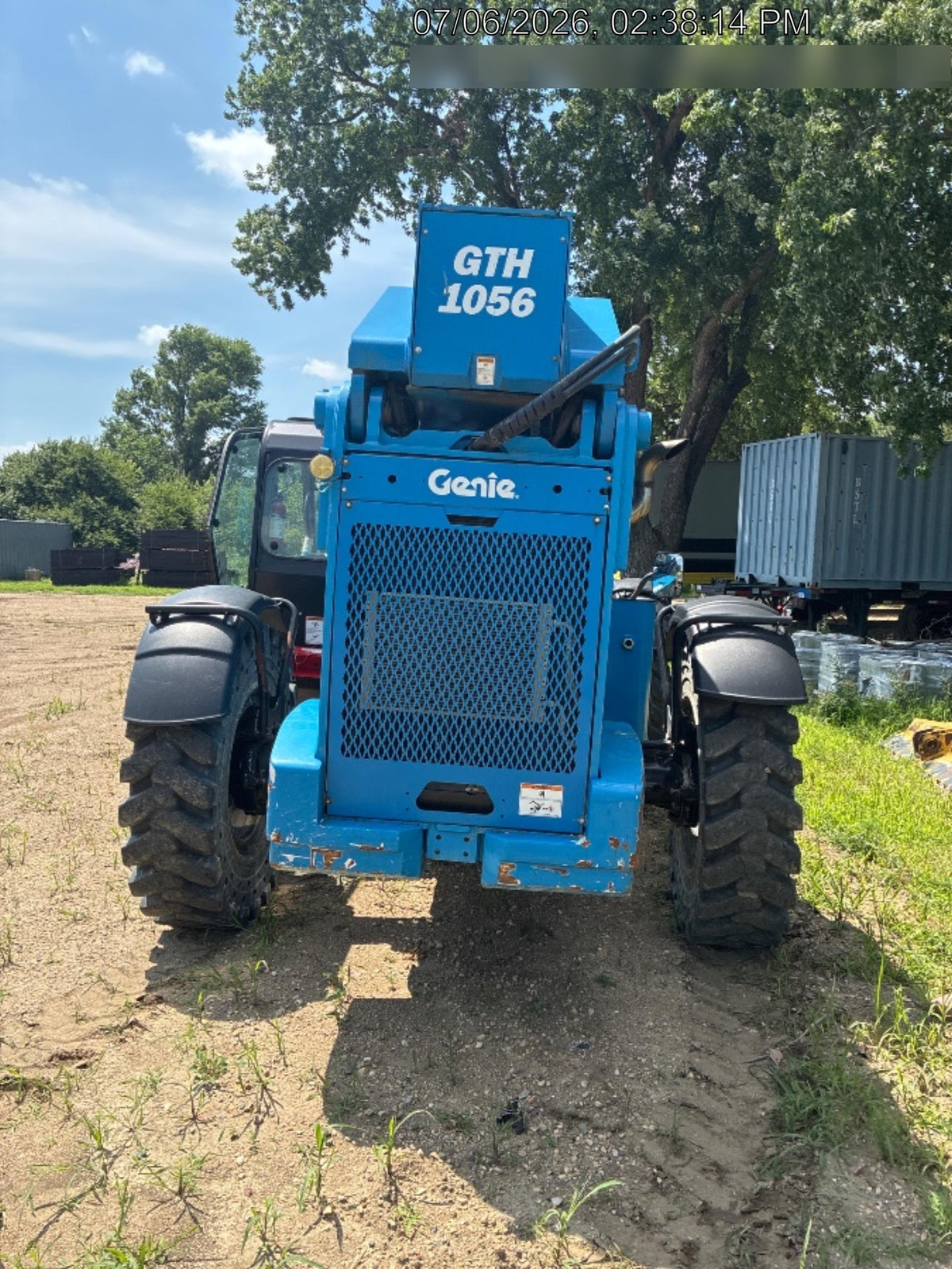 2018 Genie GTH-1056 Genie GTH-1056 w/Enclosed Cab w/HVAC, Work Lights, Solid Tires, Beacon, 60" Carriage and Forks
