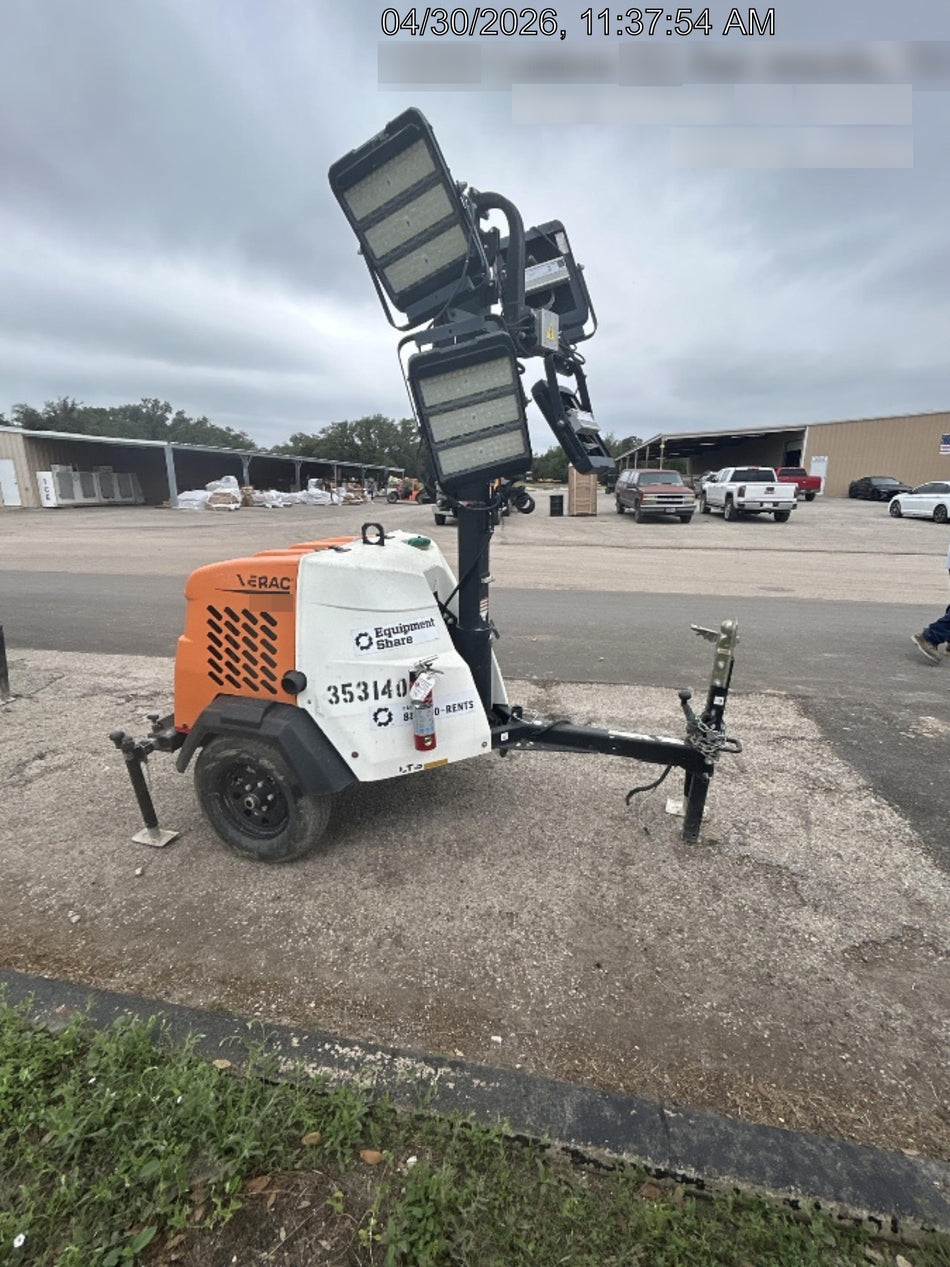 2023 Generac MLT2 Diesel, Flex Switch 120V Input, Powerzone Controller, (4) 320W LED Lights, 4kW Generator, 39.9 Gal Fuel Tank, 2" Ball, T3