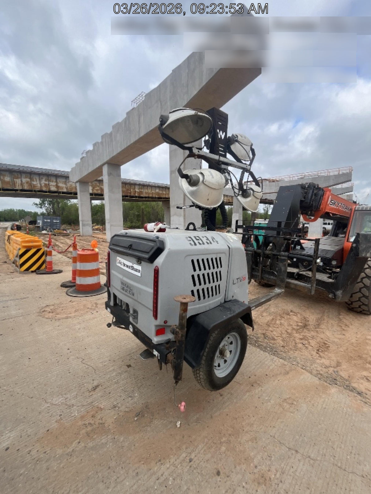 Wacker Neuson LTV6K-MH Wacker Neuson LTV6K Towable Light Tower