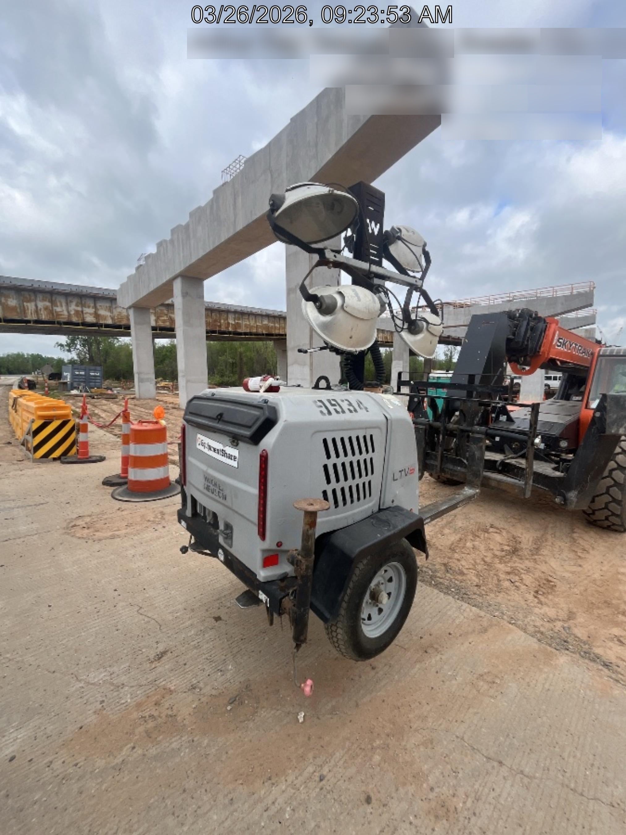 Wacker Neuson LTV6K-MH Wacker Neuson LTV6K Towable Light Tower