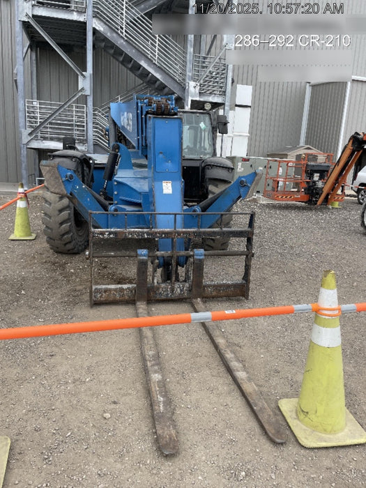 2018 Genie GTH-1056 Genie GTH-1056 w/CAB, Solid Tires, Work Lights, 60" carriage/forks, cab mesh, beacon