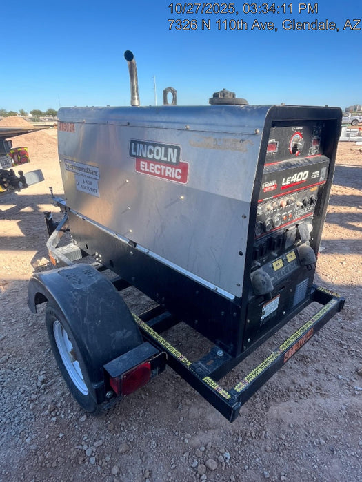 2024 Lincoln Electric LE400 Kubota V1505, Trlr, Cable Rack, Light Kit, ES Decals, T3