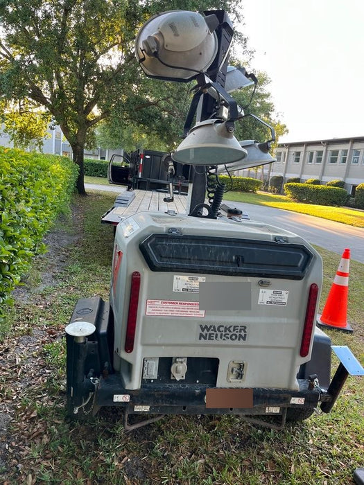 2018 Wacker Neuson LTV6K-MH Wacker Neuson LTV6K Mobile Light Tower w/Fuel Level Sensor Installed