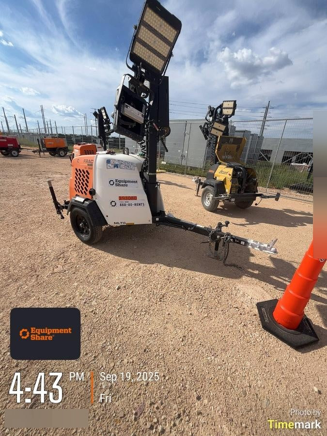 2024 Generac MLT2 Diesel, Flex Switch 120V Input, Powerzone Controller, 
(4) 320W LED Lights, 4kW Generator, 39.9 Gal Fuel Tank, 2" Ball, T3