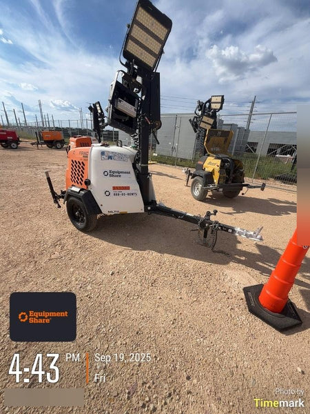 2024 Generac MLT2 Diesel, Flex Switch 120V Input, Powerzone Controller, 
(4) 320W LED Lights, 4kW Generator, 39.9 Gal Fuel Tank, 2" Ball, T3