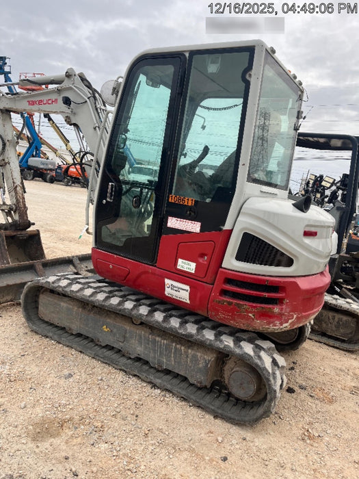 2020 Takeuchi TB250-2C Cab/Heat/Air, Rubber Tracks, Manual TAG QC