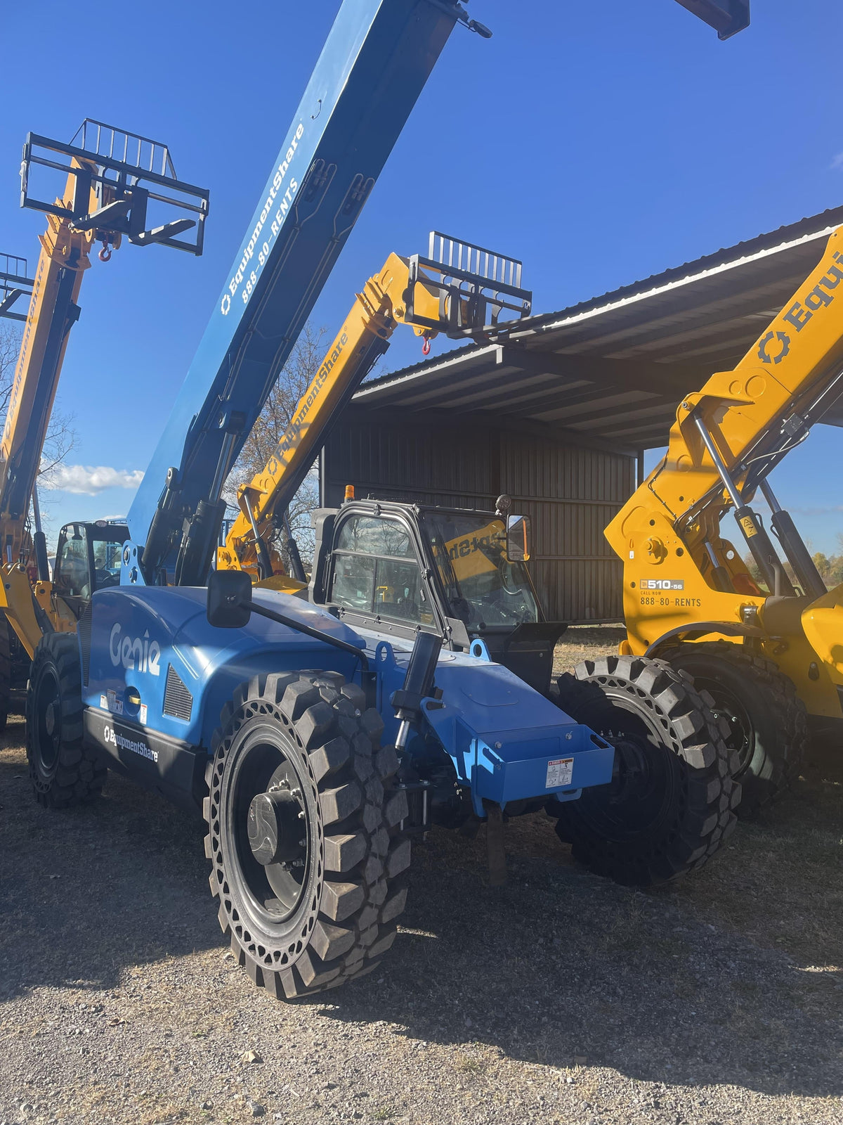 2024 Genie GTH-844 74Hp Dsl, Cab/Heat/Air, Sld Tires, LED WL, Bcn, L Hook, T3 + Access Control