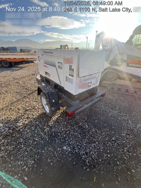 2020 Multiquip DLW400ESA4 400 amp Welder, 14kW, 120/240V, T4F Kubota, Trailer