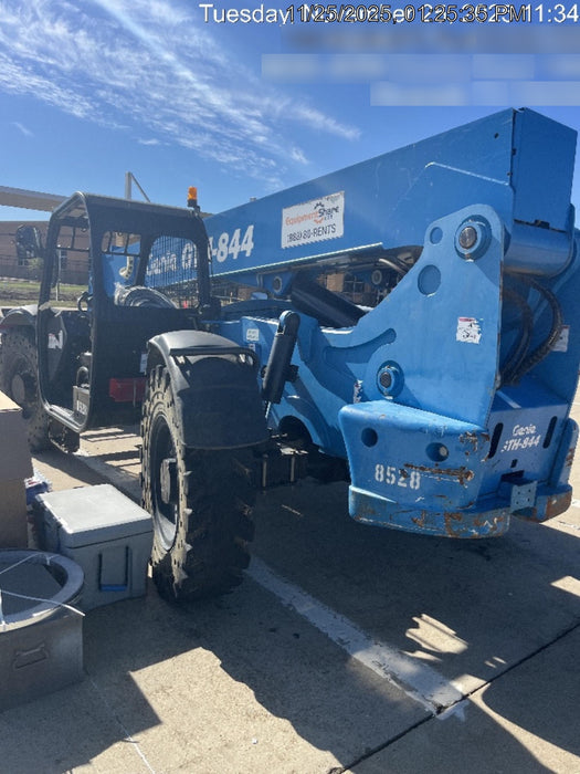 2018 Genie GTH-844 Genie GTH-844D w/Open ROPS, Solid Tires, Work Light/Beacon, 60" Carriage and Forks