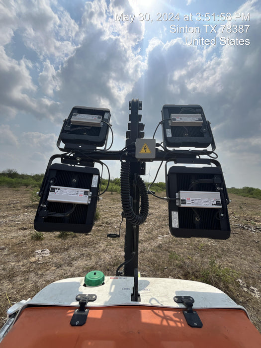 2024 Generac MLT2 Diesel, Flex Switch 120V Input, Powerzone Controller, 
(4) 320W LED Lights, 4kW Generator, 39.9 Gal Fuel Tank, 2" Ball, T3