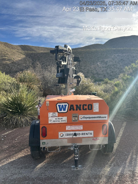 2024 Wanco WLTT-4MM4K Diesel, Deep Sea Controller, Shore Power Plug, Auto Start, (4) 350W LED Floodlights, 4kW Generator, 60 Gal Fuel Tank, 2" Ball, T3
