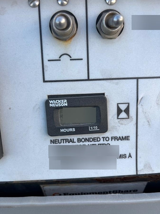 2019 Wacker Neuson LTV6L-MH Wacker Neuson LTV6L Mobile Light Tower w/Fuel Level Sensor Installed