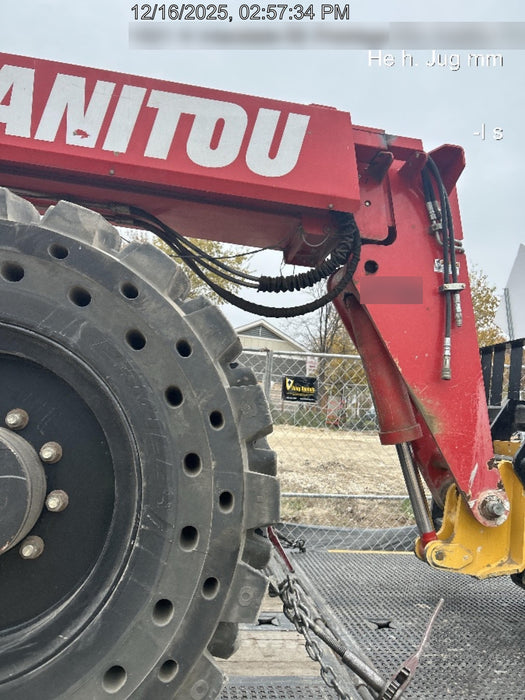 2018 Manitou MTA8044 MTA 8044 - 74 HP T4, Canopy, Worklights/Strobe, Beacon, 66" Carriage, 48" Forks, Solid Tires, Lift Hook, Aux Hydraulics