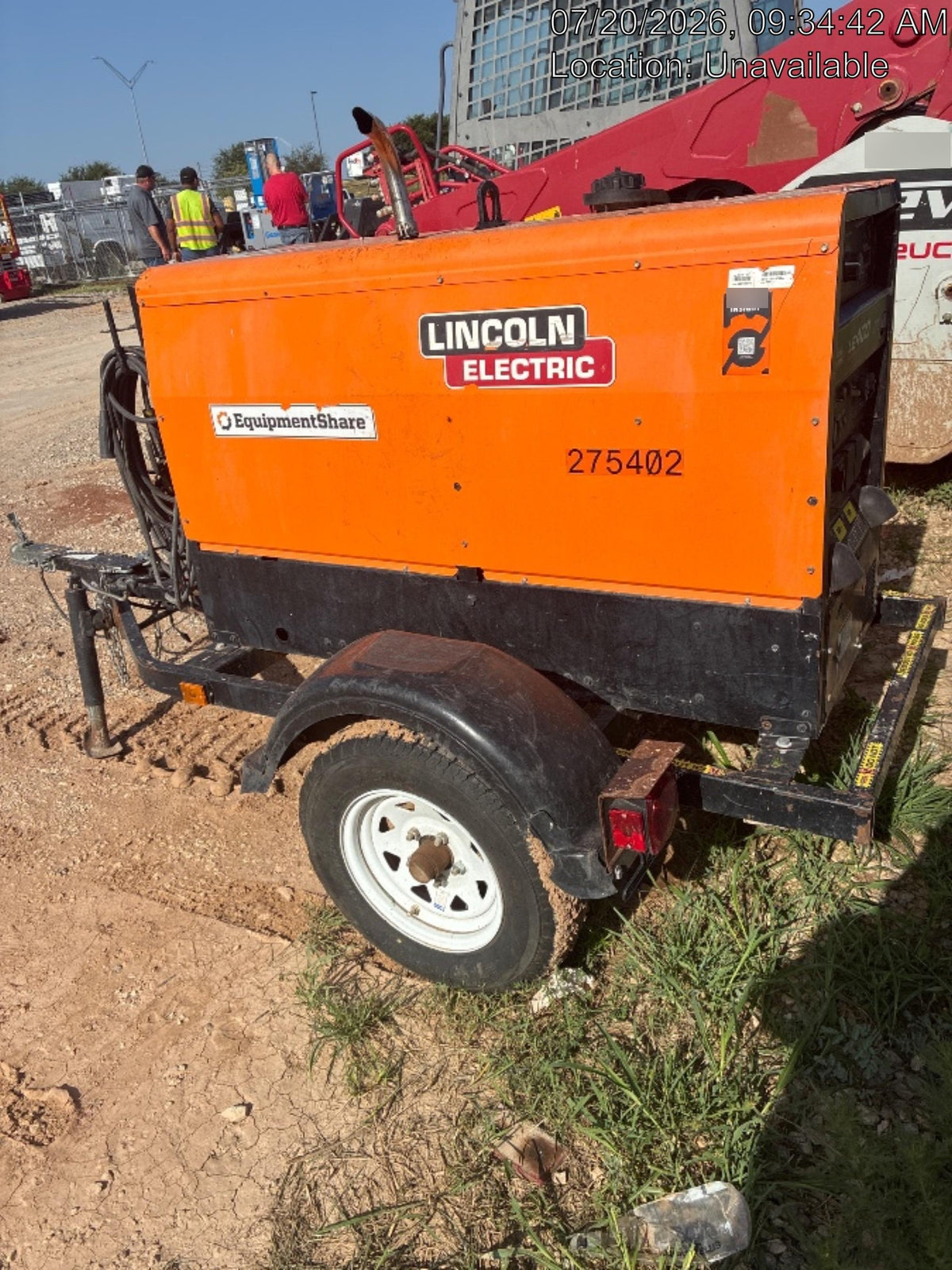 2022 Lincoln Electric LE400 Kubota V1505, Trlr, Cable Rack, Light Kit, ES Decals, T3