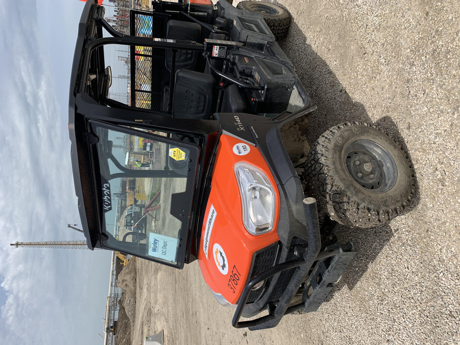 2019 Kubota RTV-X1140W-H 4wd Utility Cart, LED Strobe, Windshield Tempered Glass, Plastic Canopy, Wire Harness Kit, Backup Alarm
