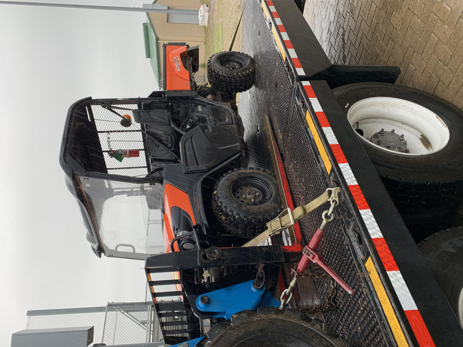 2019 Kubota RTV-XG850WL-H 4wd Utility Cart, Gas, 2 Seat, LED Strobe, Windshield Tempered Glass, Plastic Canopy, Wire Harness Kit, Backup Alarm