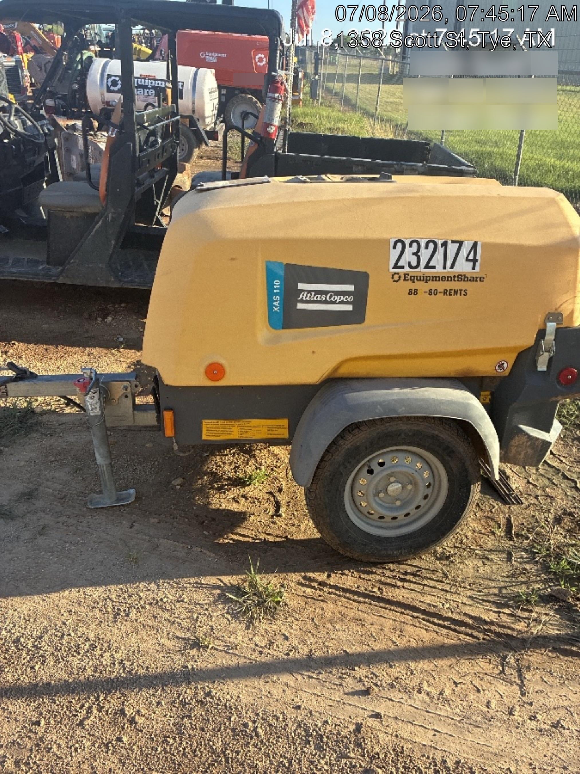 2022 ATLAS COPCO XAS 110