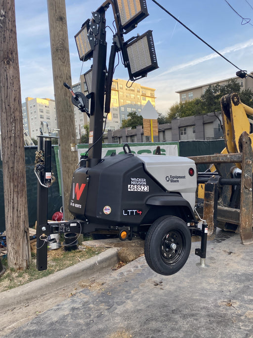 2024 Wacker Neuson LTT4 Diesel, Kohler KDW702, Deep Sea Controller, Auto Start, LED 320W, Bypass Outlet, T3