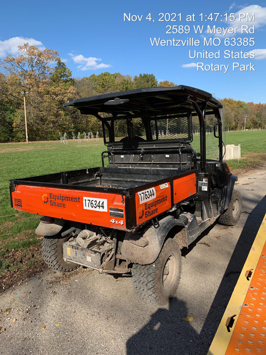 2022 Kubota RTV-X1140W-H Plastic Canopy, Windshield Acrylic Clear, LED Strobe Light, Wire Harness Kit, Back up Alarm