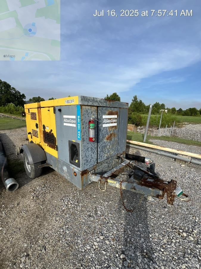2020 ATLAS COPCO PAS 150 HF CS Enclosed