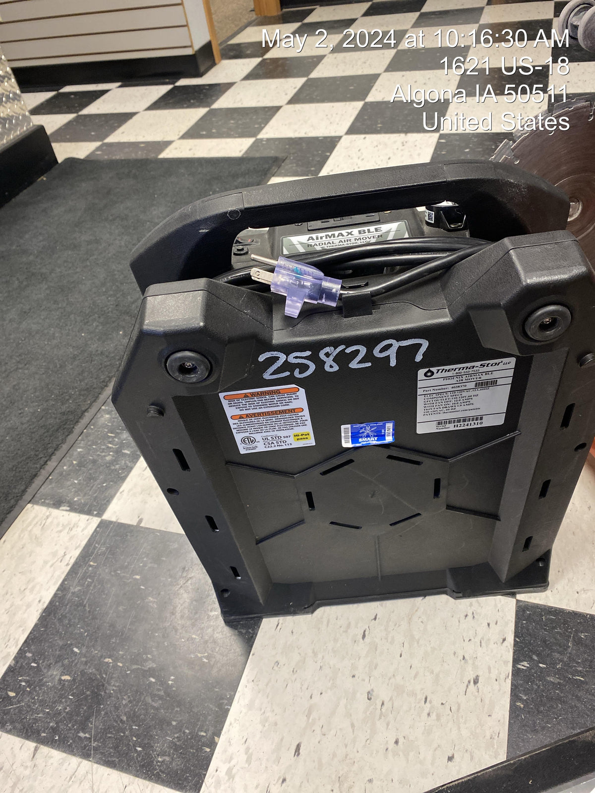 2022 PHOENIX AirMAX Radial Air Mover