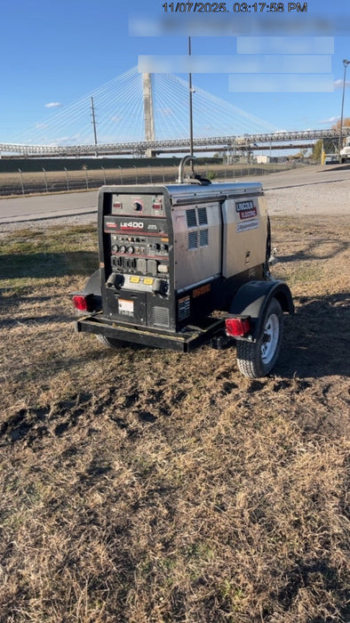 2024 Lincoln Electric LE400 Kubota V1505, Trlr, Cable Rack, Light Kit, ES Decals, T3