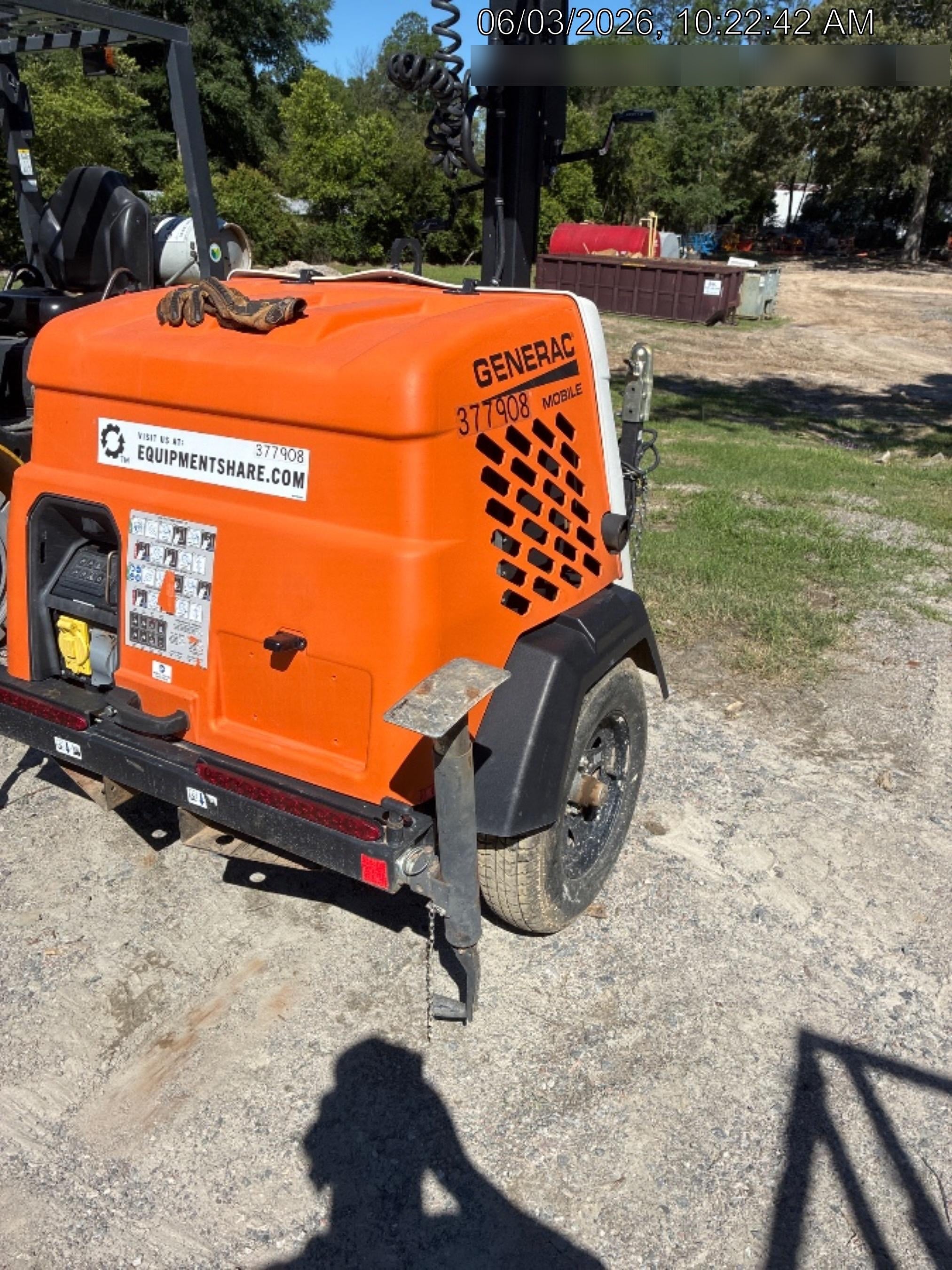 2023 Generac MLT2 Diesel, Flex Switch 120V Input, Powerzone Controller, 
(4) 320W LED Lights, 4kW Generator, 39.9 Gal Fuel Tank, 2" Ball, T3