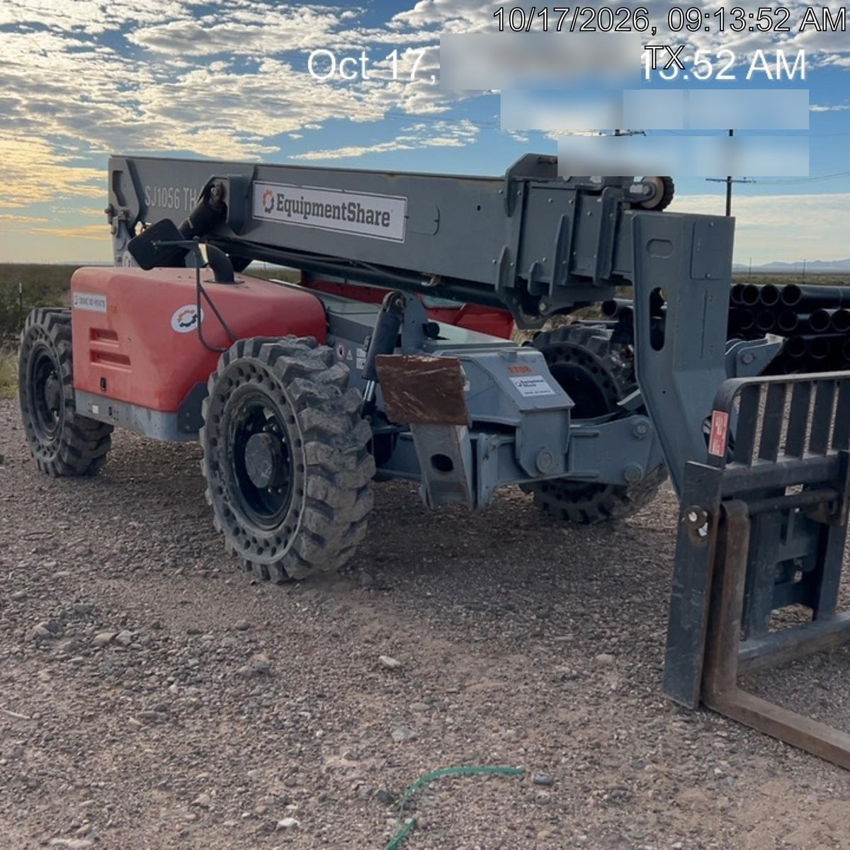 2016 Skyjack SJ1056 TH Skyjack 1056TH Telehandler