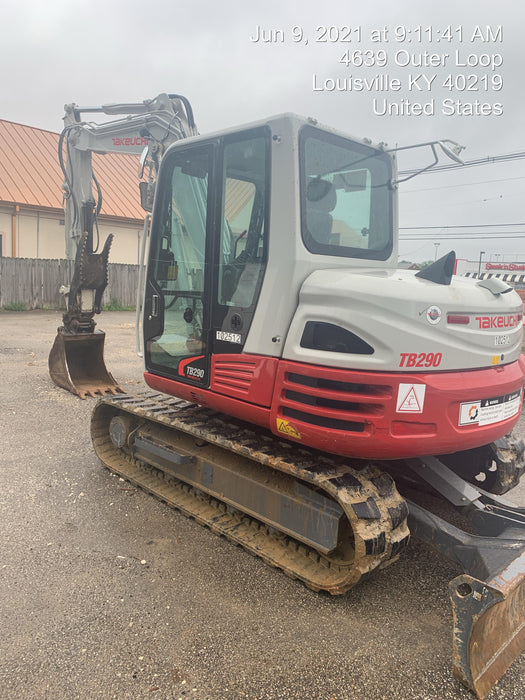 2020 Takeuchi TB290C Cab/Heat/Air, Rubber Tracks, Manual TAG QC
