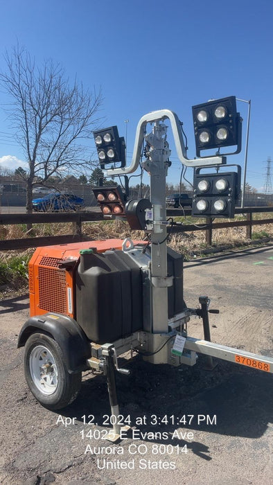 2023 Wanco WLTT-4MM4K Diesel, Deep Sea Controller, Shore Power Plug, Auto Start, (4) 350W LED Floodlights, 4kW Generator, 60 Gal Fuel Tank, 2" Ball, T3