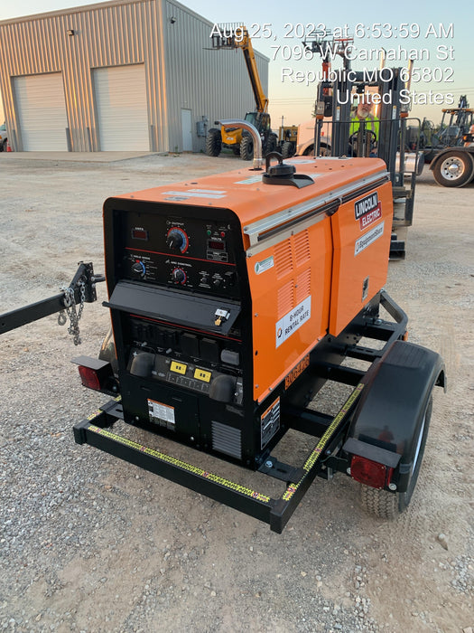 2023 Lincoln Electric LE400 Kubota V1505, Trlr, Cable Rack, Light Kit, ES Decals, T3