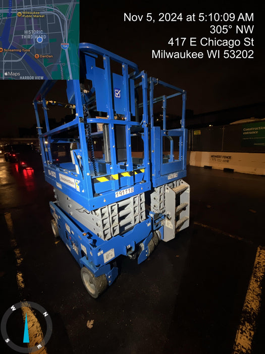 2021 Genie GS-1932 Electric Drive, Sld NM Tires, DBcns, RFRails, EST