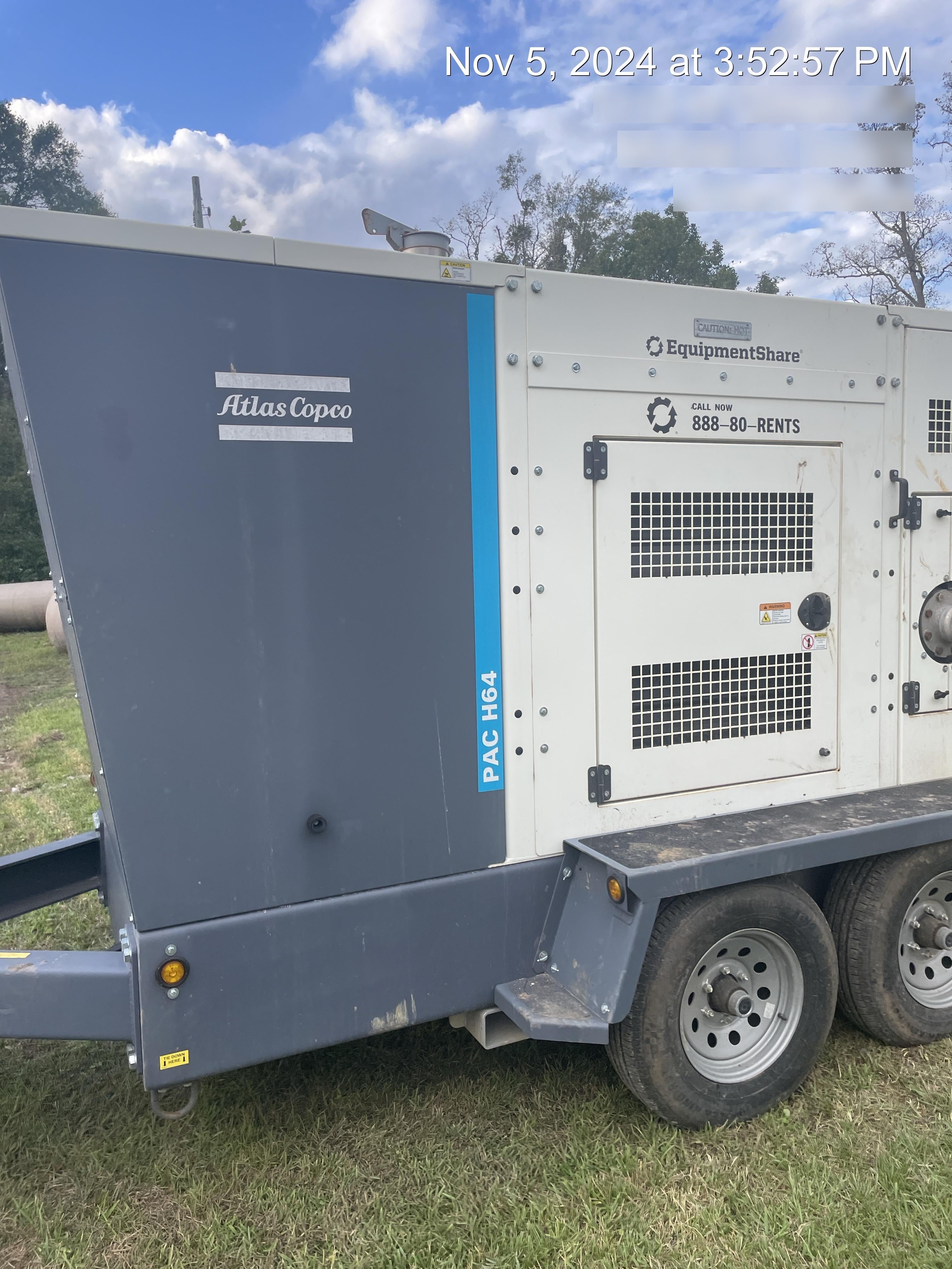 2022 ATLAS COPCO PAC H64 JD-S