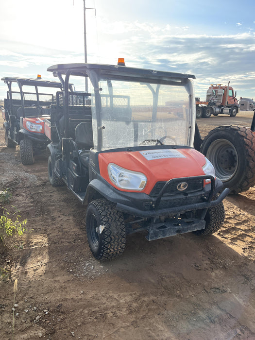 2022 Kubota RTV-X1140W-H Plastic Canopy, Windshield Acrylic Clear, LED Strobe Light, Wire Harness Kit, Back up Alarm