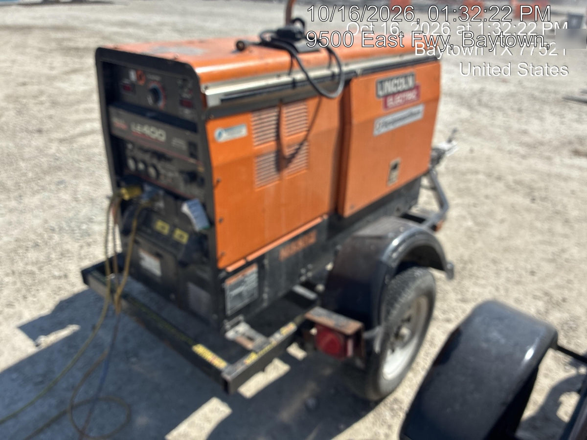 2022 Lincoln Electric LE400 Kubota V1505, Trlr, Cable Rack, Light Kit, ES Decals, T3