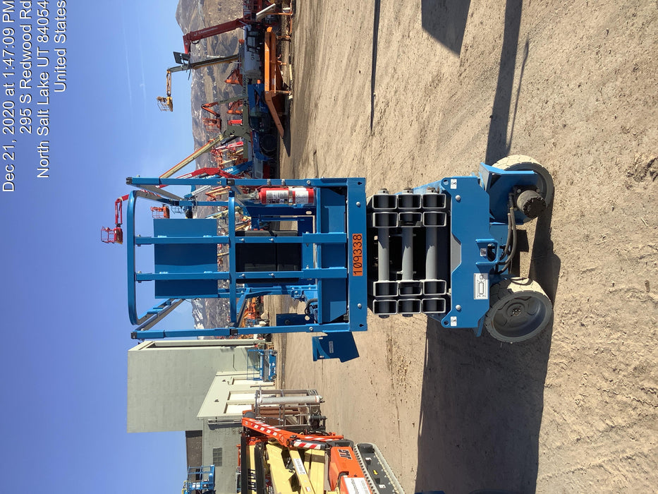 2020 Genie GS-2632 Solid NM Tires, Folding Rails with Half-Height Swing Gate, Beacon