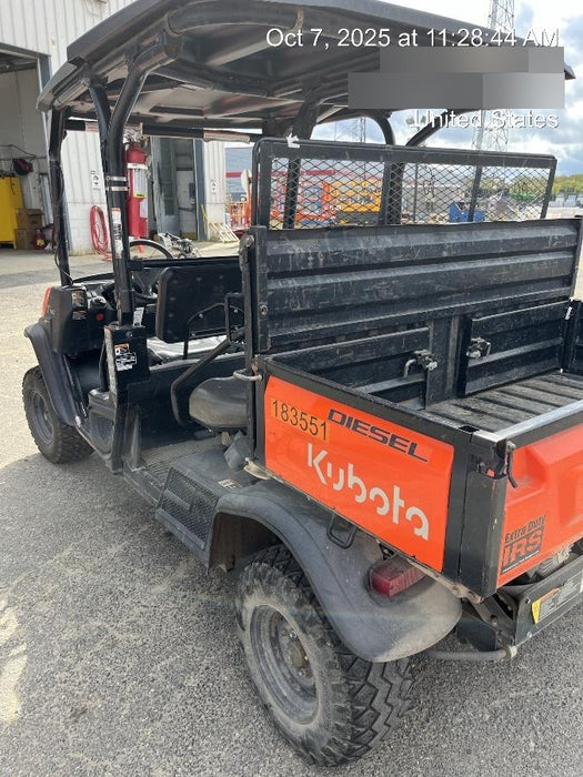 2021 Kubota RTV-X1140W-H Plastic Canopy, Windshield Acrylic Clear, LED Strobe Light, Wire Harness Kit, Back up Alarm
