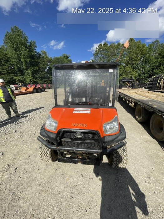 2022 Kubota RTV-X1140W-H Plastic Canopy, Windshield Acrylic Clear, LED Strobe Light, Wire Harness Kit, Back up Alarm