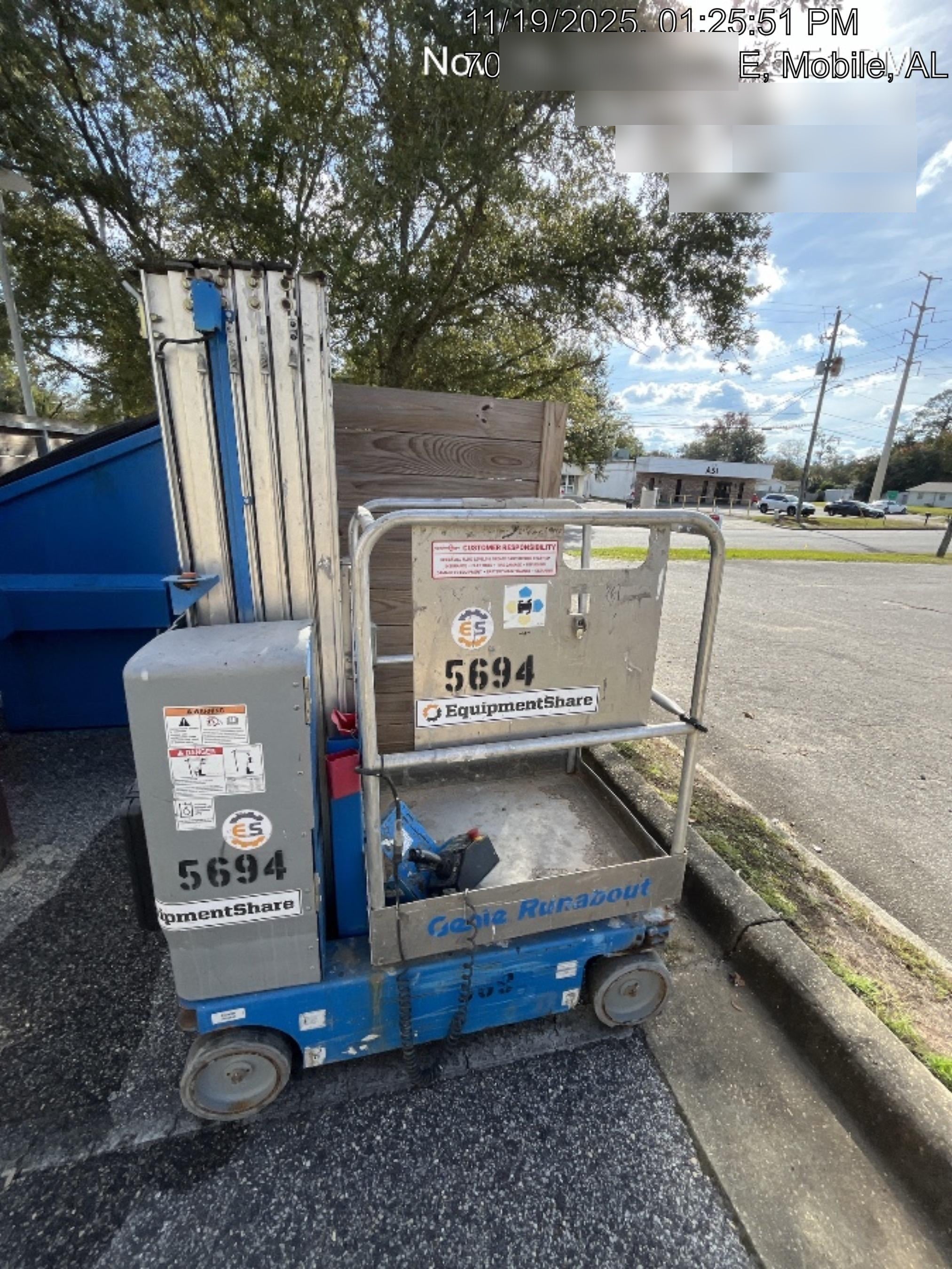 2017 GENIE GR-20