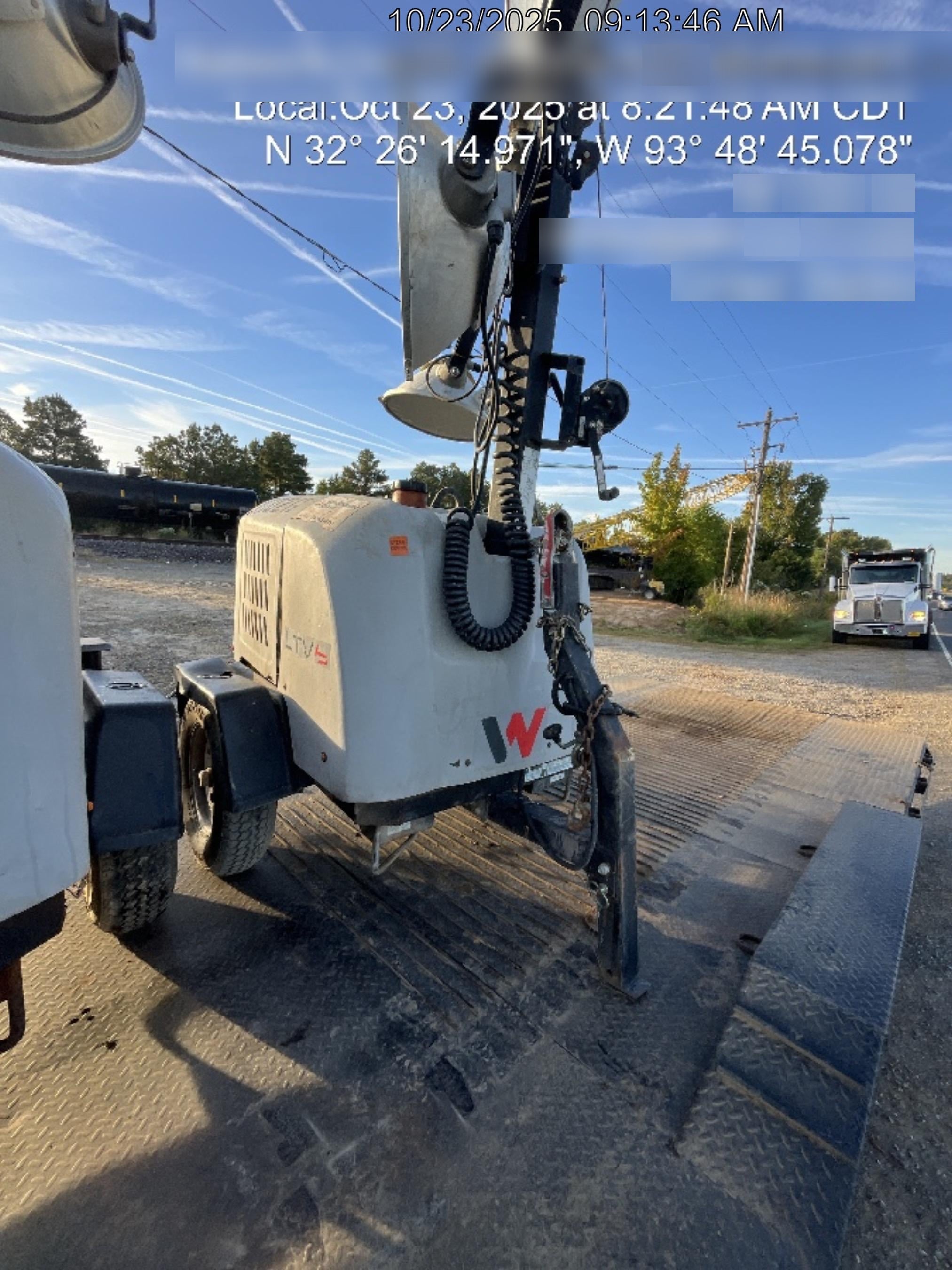 Wacker Neuson LTV6K-MH Wacker Neuson LTV6K Towable Light Tower