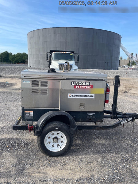 2019 Lincoln Electric Vantage 322 Ready-Pak 3, Two Wheel Trailer, Fender and Light Kit, Cable Rack