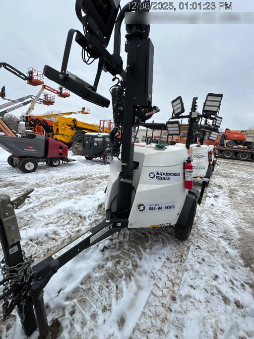 2024 Generac MLT2 Diesel, Flex Switch 120V Input, Powerzone Controller, 
(4) 320W LED Lights, 4kW Generator, 39.9 Gal Fuel Tank, 2" Ball, T3