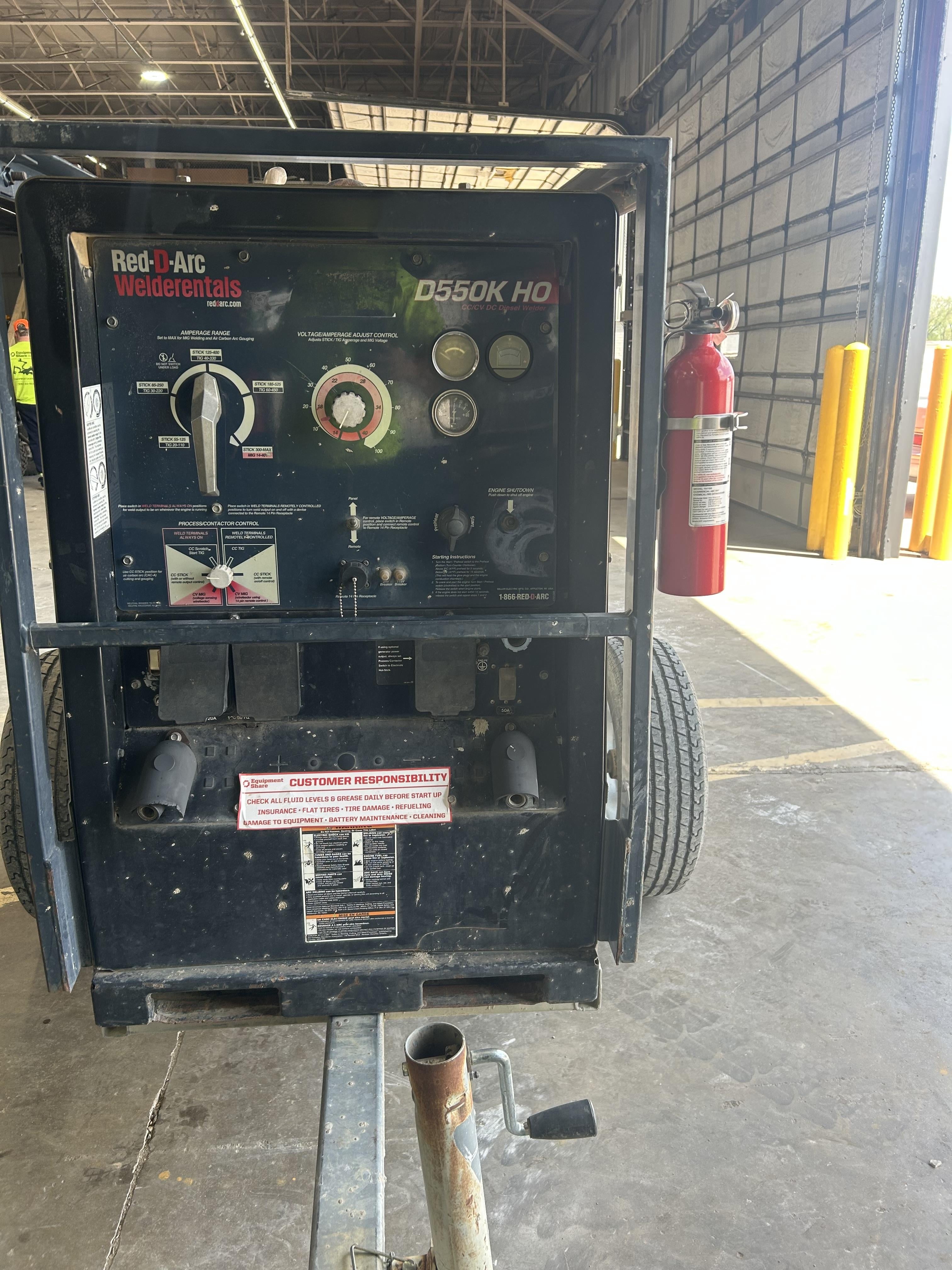 2023 MILLER ELECTRIC D550K HO