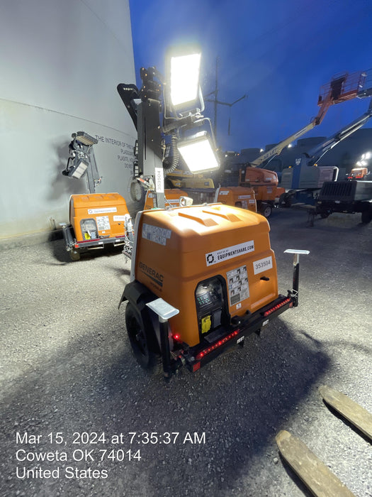 2023 Generac MLT2 Diesel, Flex Switch 120V Input, Powerzone Controller, (4) 320W LED Lights, 4kW Generator, 39.9 Gal Fuel Tank, 2" Ball, T3