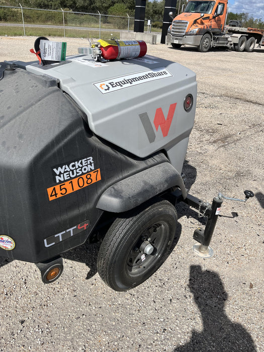 2024 Wacker Neuson LTT4 Diesel, Kohler KDW702, Deep Sea Controller, Auto Start, LED 320W, Bypass Outlet, T3