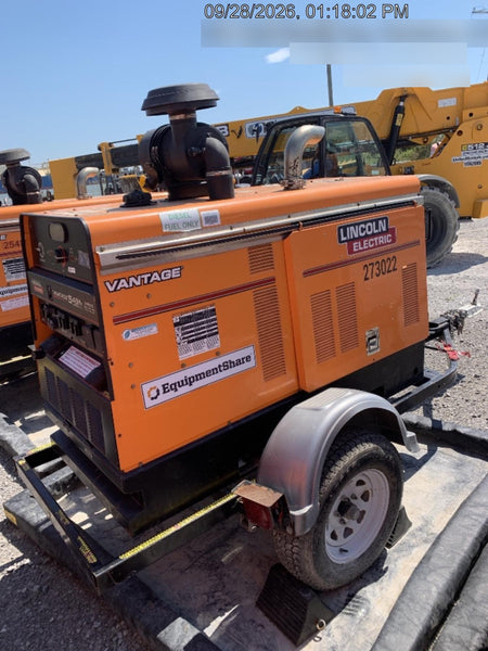 2022 Lincoln Electric Vantage 549X Crosslink Technology, Trailer Mounted, ES Decals, T3