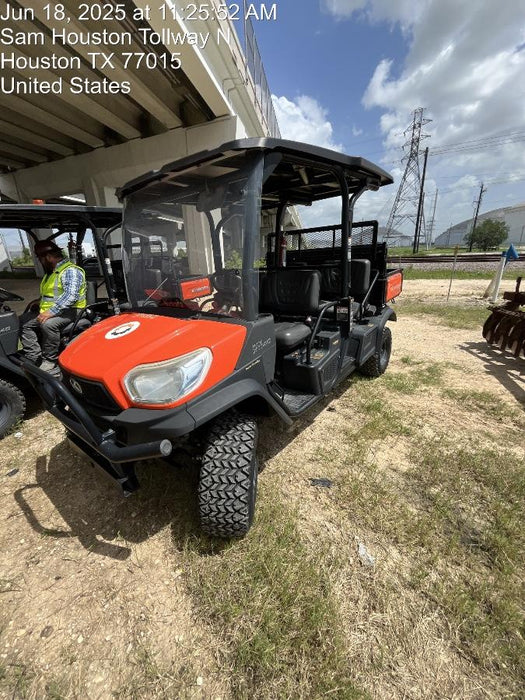 2021 Kubota RTV-X1140W-H Plastic Canopy, Windshield Acrylic Clear, LED Strobe Light, Wire Harness Kit, Back up Alarm