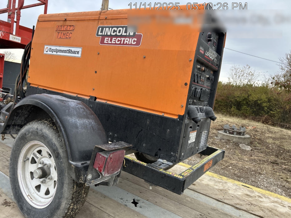 2024 Lincoln Electric LE400 Kubota V1505, Trlr, Cable Rack, Light Kit, ES Decals, T3