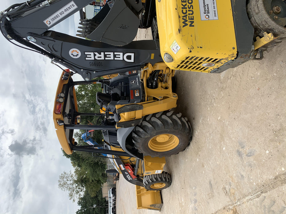 2020 John Deere 310LEP Canopy, 4WD, Standard Stick, Pilot Controls, 2 Way Hydraulics, TAG Manual QC