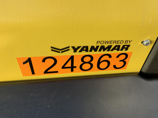 2020 Allmand NLV3GR (4) LED Light Fixture 350W, 23' Vertical Mast, 3kW Prime, Towable, Deep Sea L401, Leveling Jacks, Yanmar T4F 5.8hp